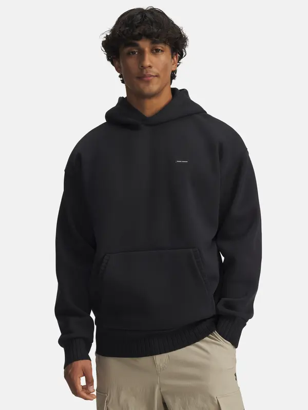 Under Armour Moška jopa Under Armour UA Icon Heavy Rib Hdy-BLK