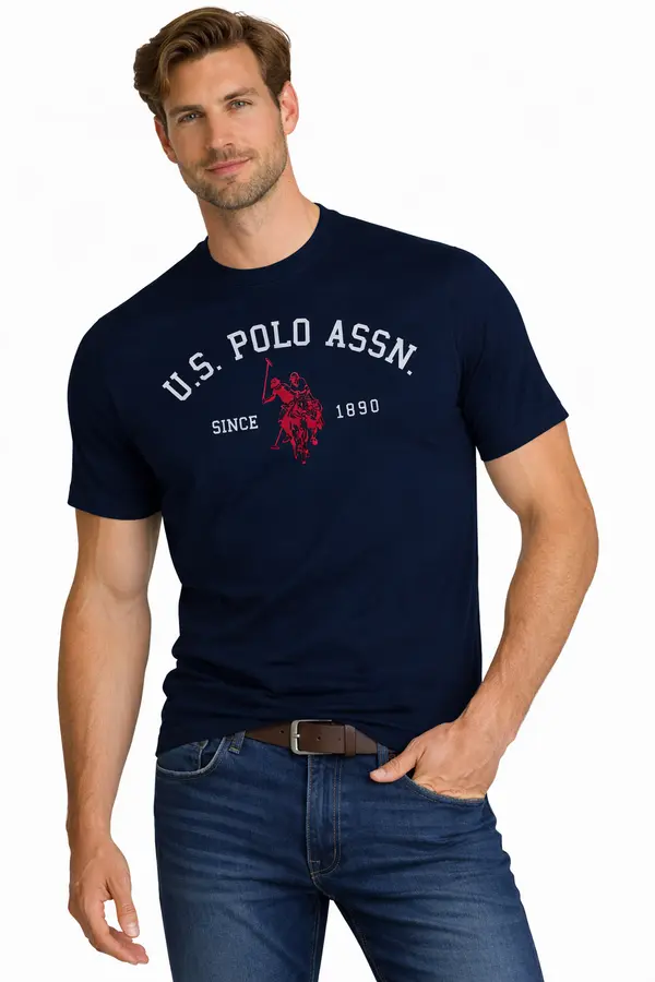 US Polo Assn Moška jopa z motivom US POLO ASSN.