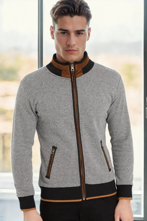 dewberry Moška jopa z zadrgo Dewberry