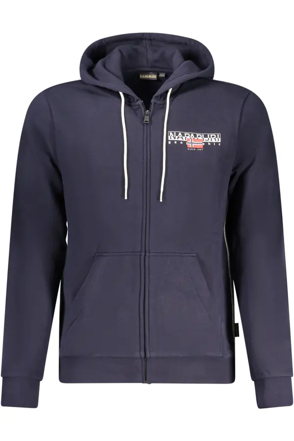 Napapijri Moška jopa z zadrgo Napapijri modre barve