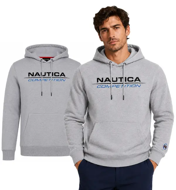 Nautica Moška jopa z zadrgo Nautica, siva