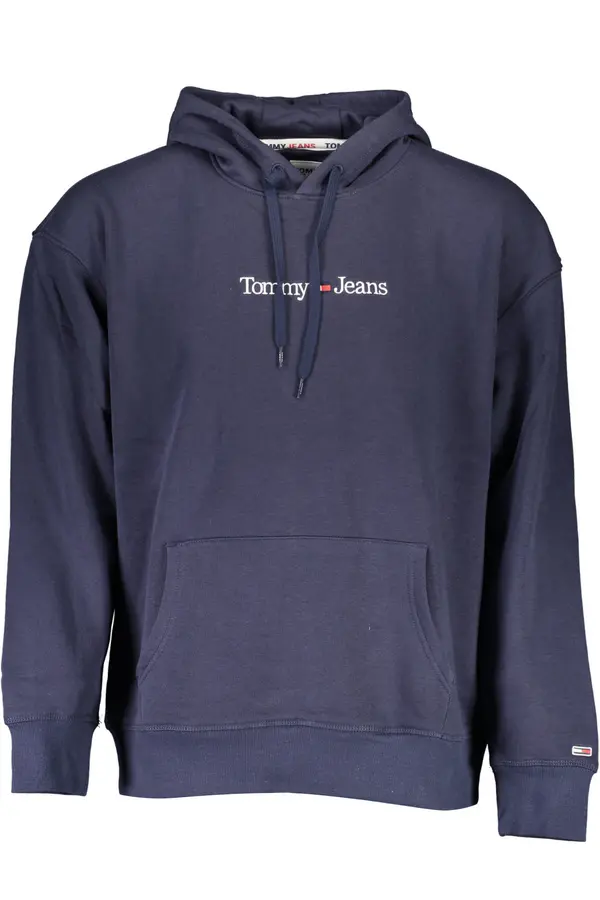 Tommy Hilfiger Moška jopa z zadrgo Tommy Hilfiger modre barve