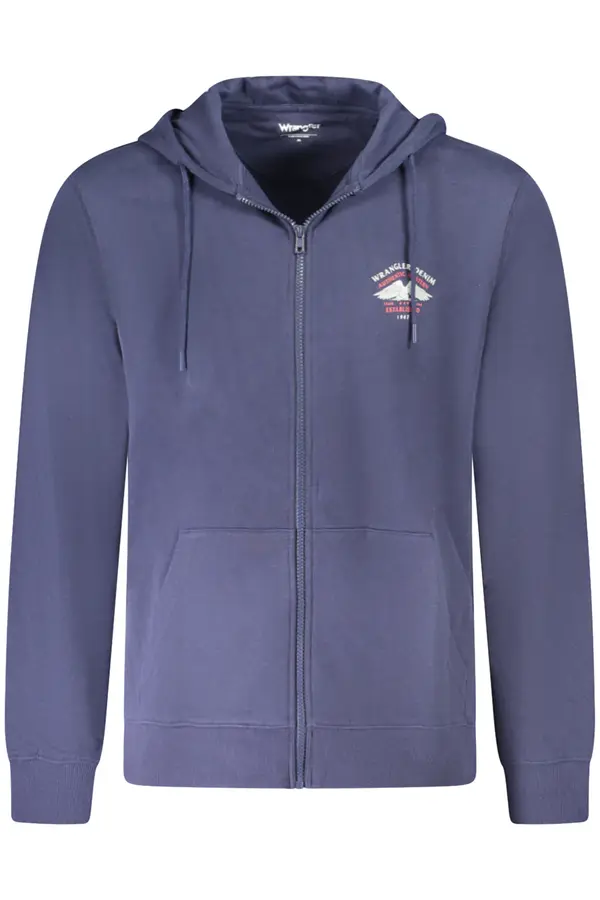 Wrangler Moška jopa z zadrgo Wrangler modre barve