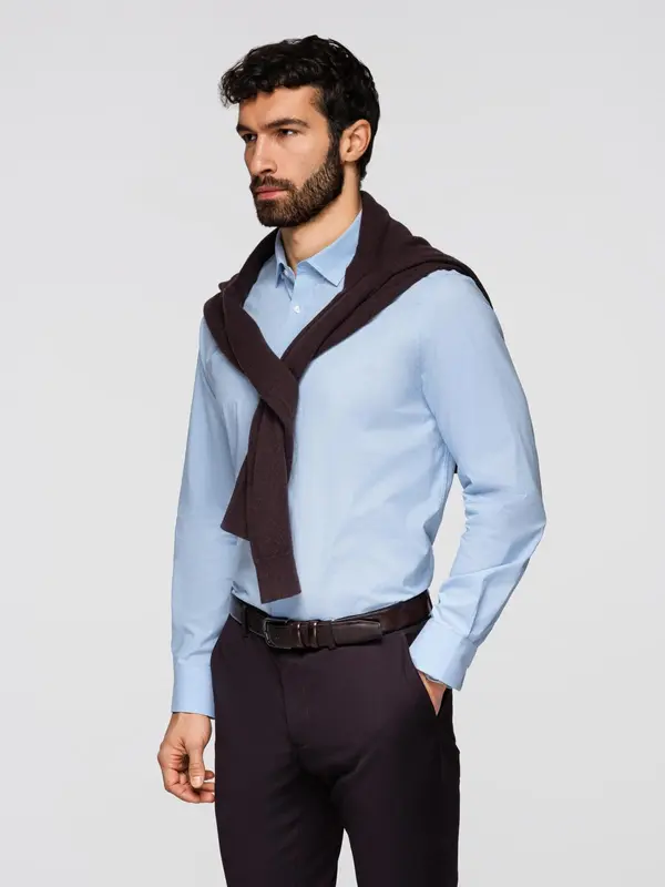 Ombre Moška klasična bombažna srajca Ombre