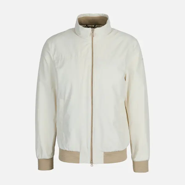 GEOX Moška krem ​​bomber jakna Geox Vincit