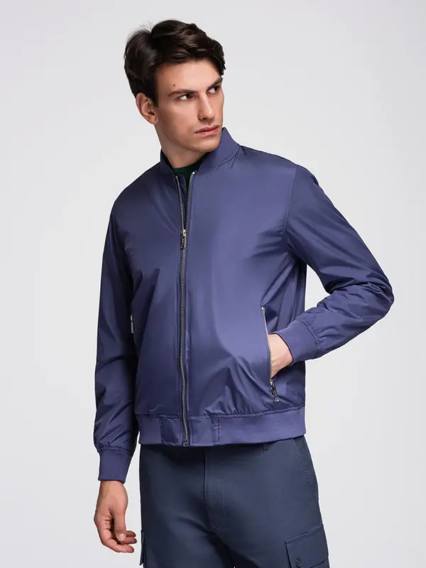 Ombre Moška lahka rebrasta bomber jakna