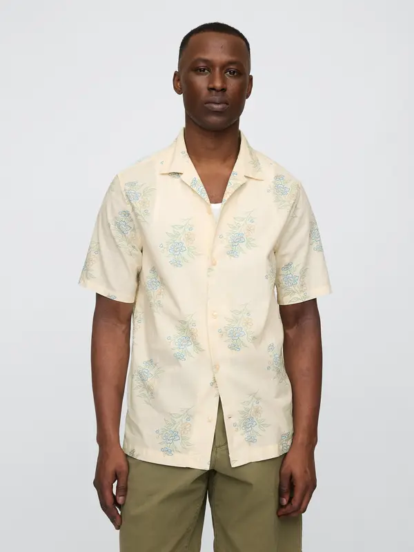 GAP Moška lanena srajca GAP standardnega kroja