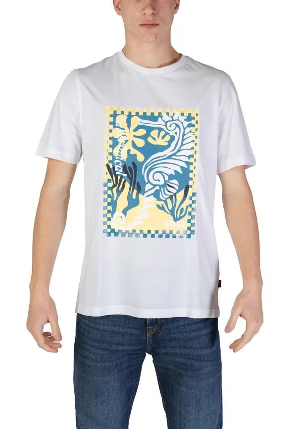 Boss Moška majica Boss s potiskom