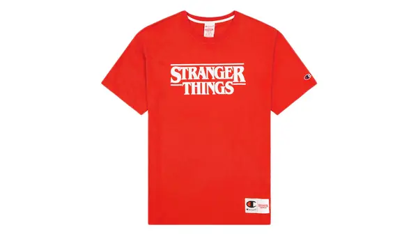 Champion Moška majica Champion x Stranger Things, rdeča