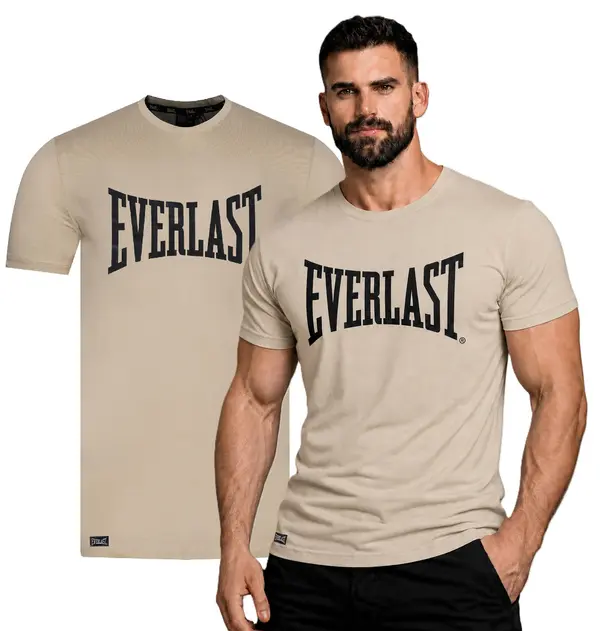 Everlast Moška majica Everlast bež