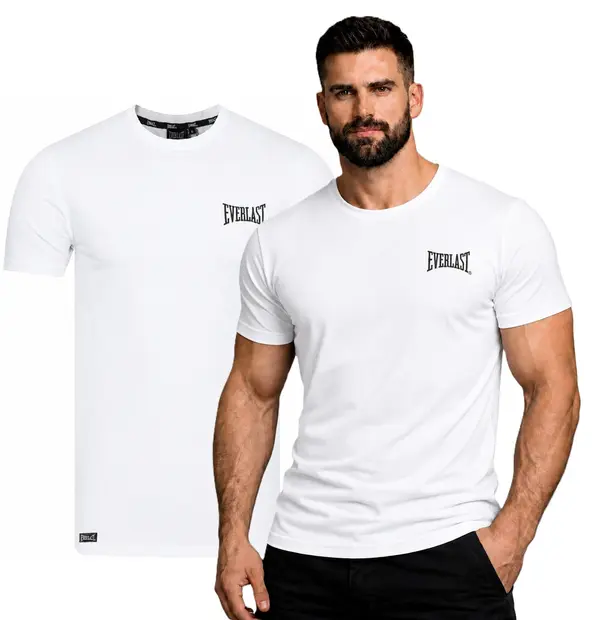 Everlast Moška majica Everlast EL014 bela