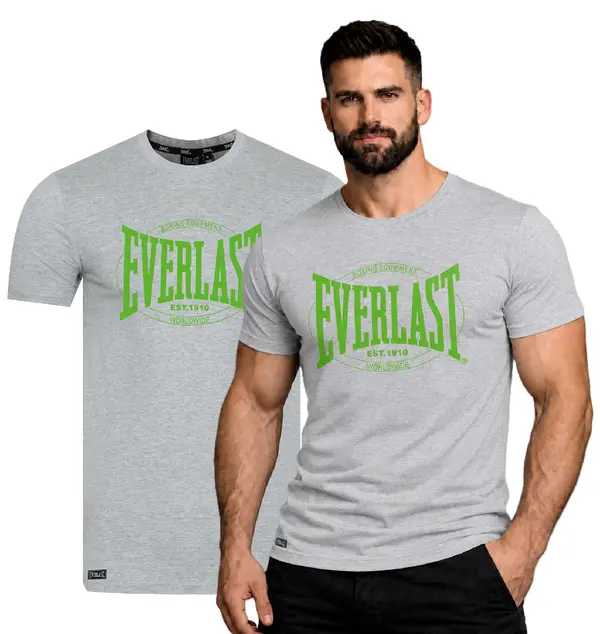 Everlast Moška majica Everlast El054 siva