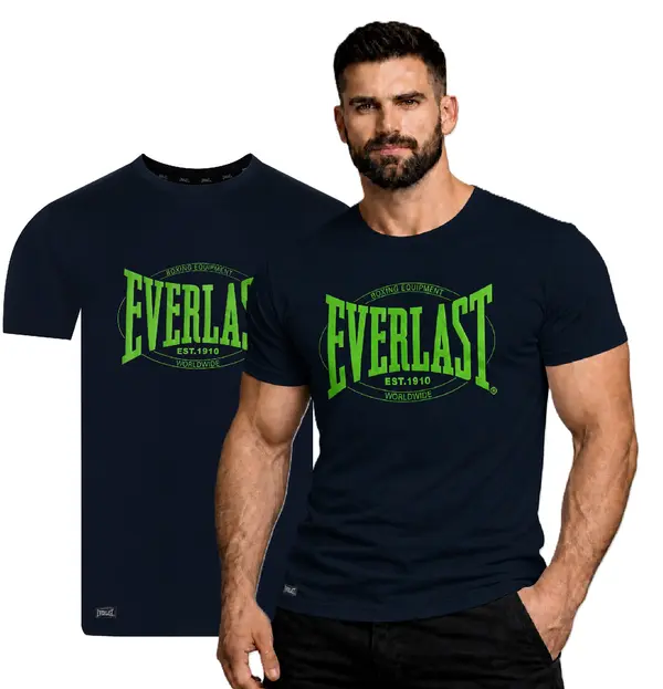 Everlast Moška majica Everlast - temno modra
