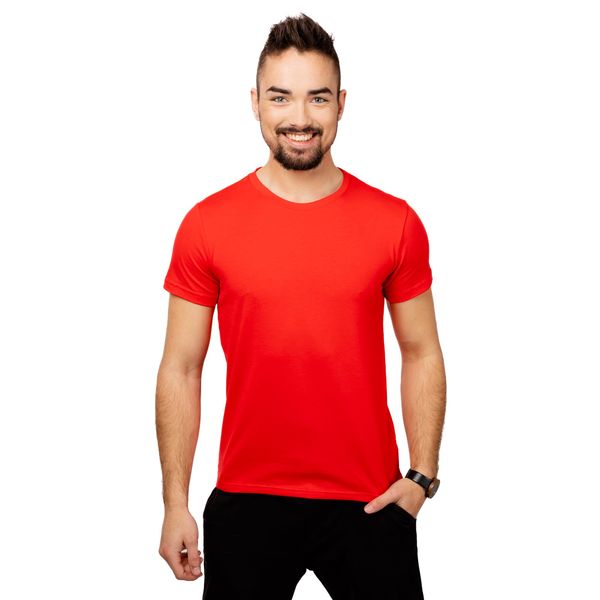 Glano Moška majica GLANO - rdeča