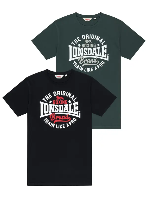Lonsdale Moška majica Lonsdale, dvojni paket