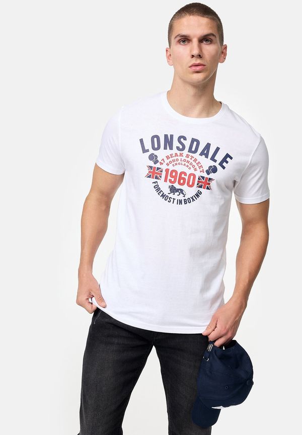 Lonsdale Moška majica Lonsdale in majica z dolgimi rokavi z običajnim dvojnim paketom