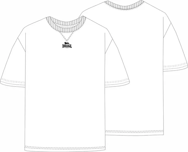 Lonsdale Moška majica Lonsdale oversized