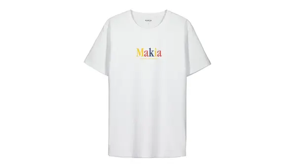 Makia Moška majica Makia Strait, bela