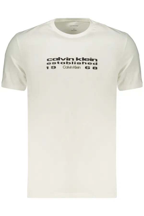 Calvin Klein Moška majica s kratkimi rokavi CALVIN KLEIN, bela