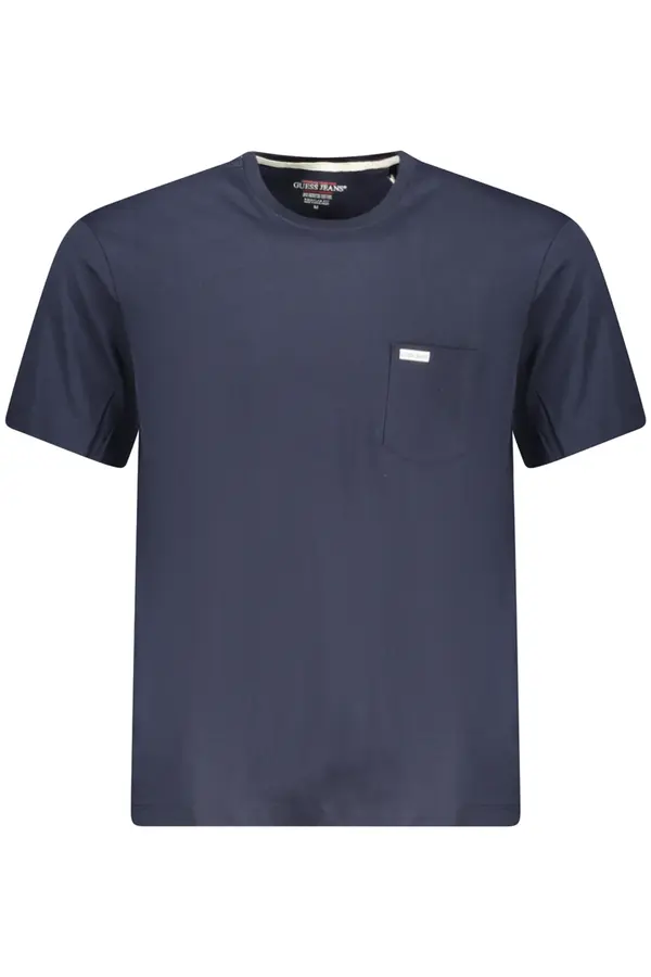 GUESS JEANS Moška majica s kratkimi rokavi GUESS JEANS modra