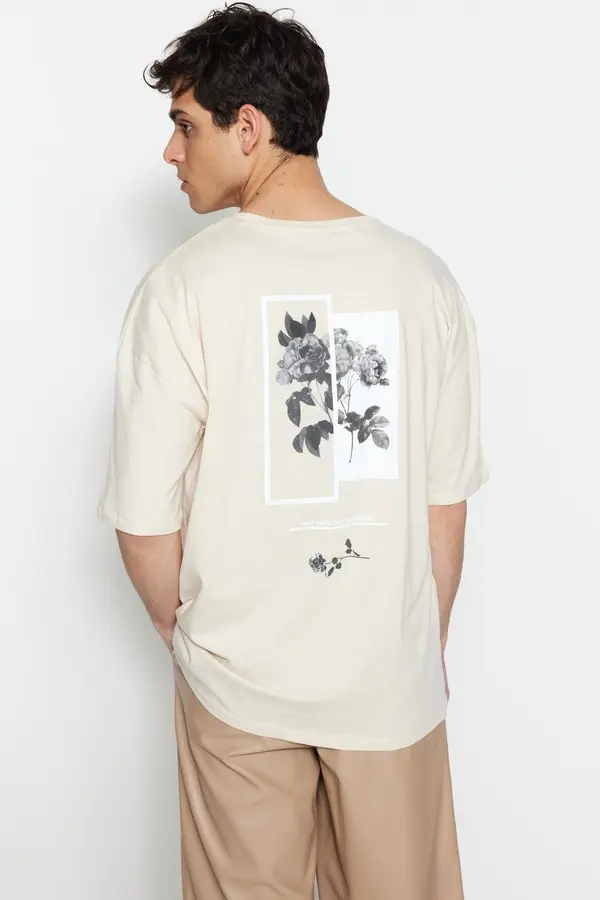 Trendyol Moška majica Trendyol Printed