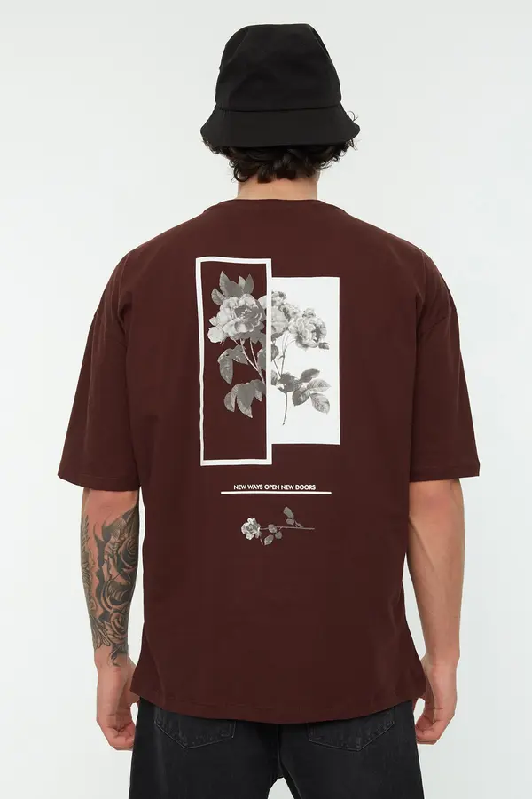 Trendyol Moška majica Trendyol Printed