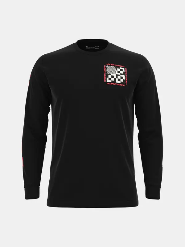 Under Armour Moška majica Under Armour UA GEO PRINT LS-BLK
