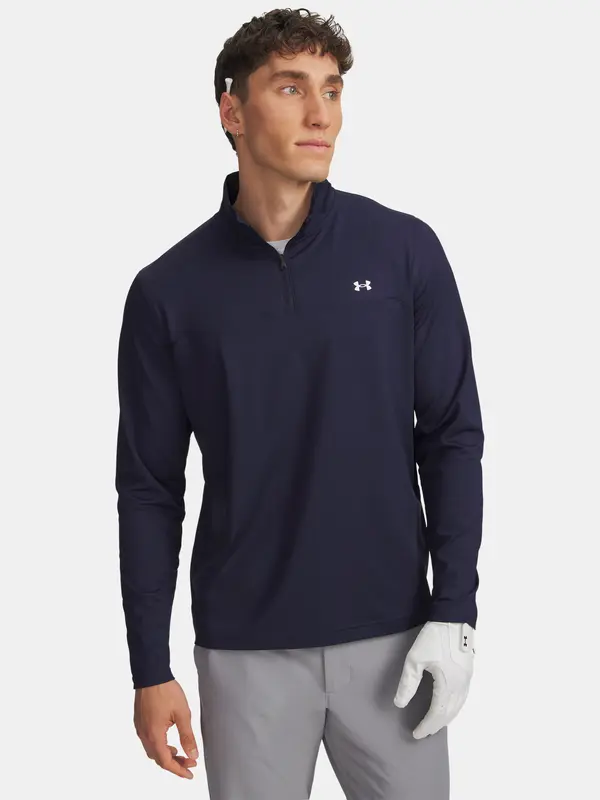 Under Armour Moška majica Under Armour UA T2G 1/4 Zip - modra