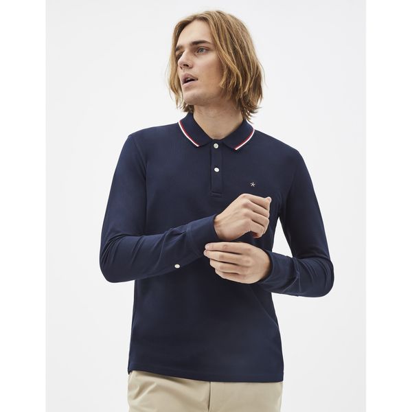 Celio Moška majica z dolgimi rokavi Celio Collar