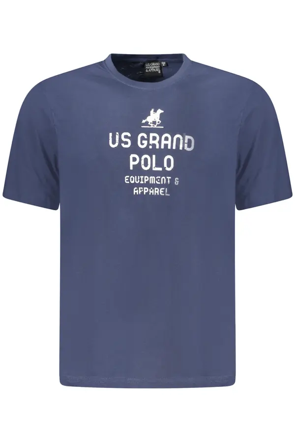 U.S. GRAND Moška majica z dolgimi rokavi ZDA Grand Polo modre barve