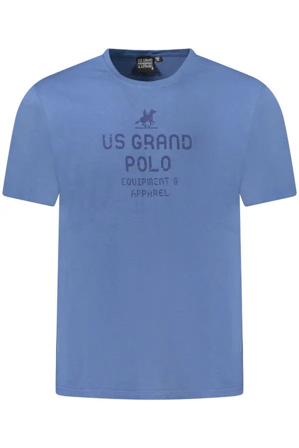 U.S. GRAND Moška majica z dolgimi rokavi ZDA Grand Polo modre barve