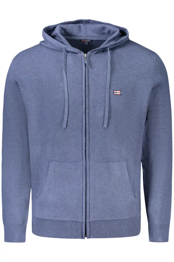 NORWAY 1963 Moška modra jopa s kapuco na zadrgo