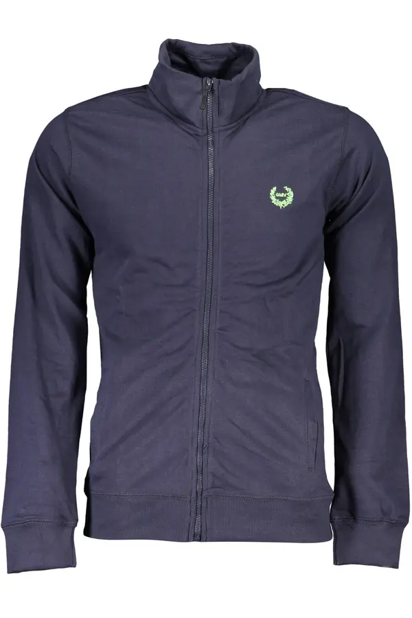 GIAN MARCO VENTURI Moška modra jopa z zadrgo GIAN MARCO VENTURI