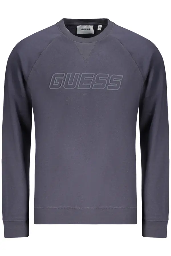 GUESS JEANS Moška modra jopa z zadrgo GUESS JEANS