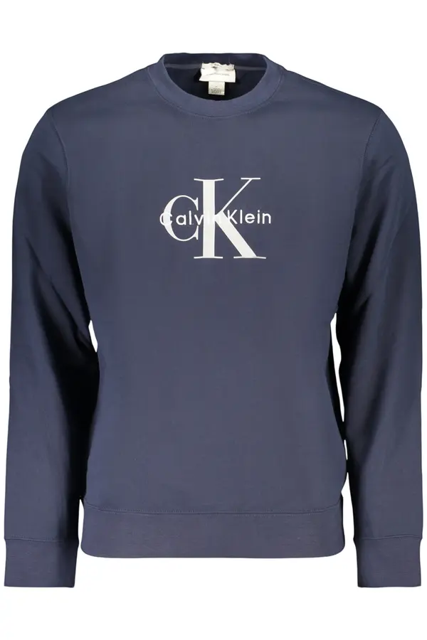 Calvin Klein Moška modra jopa z zadrgo znamke Calvin Klein