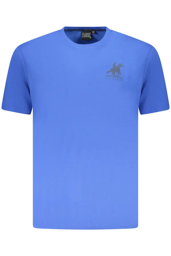 U.S. GRAND Moška modra majica s kratkimi rokavi US Grand Polo