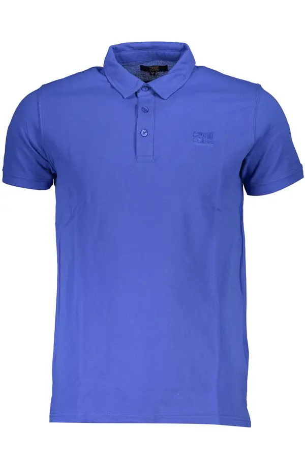 Cavalli Class Moška modra polo majica Cavalli Class