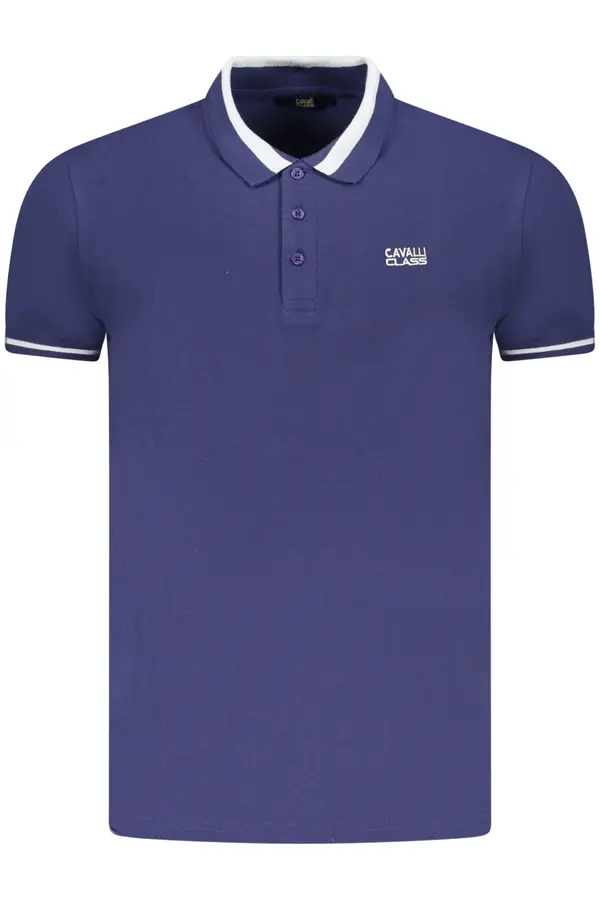 Cavalli Class Moška modra polo majica Cavalli Class