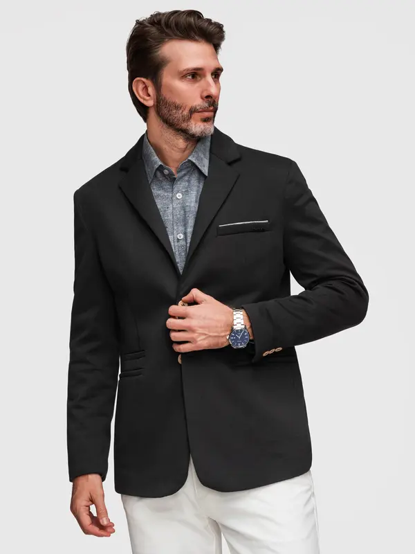 Ombre Moška ombre jakna slim fit