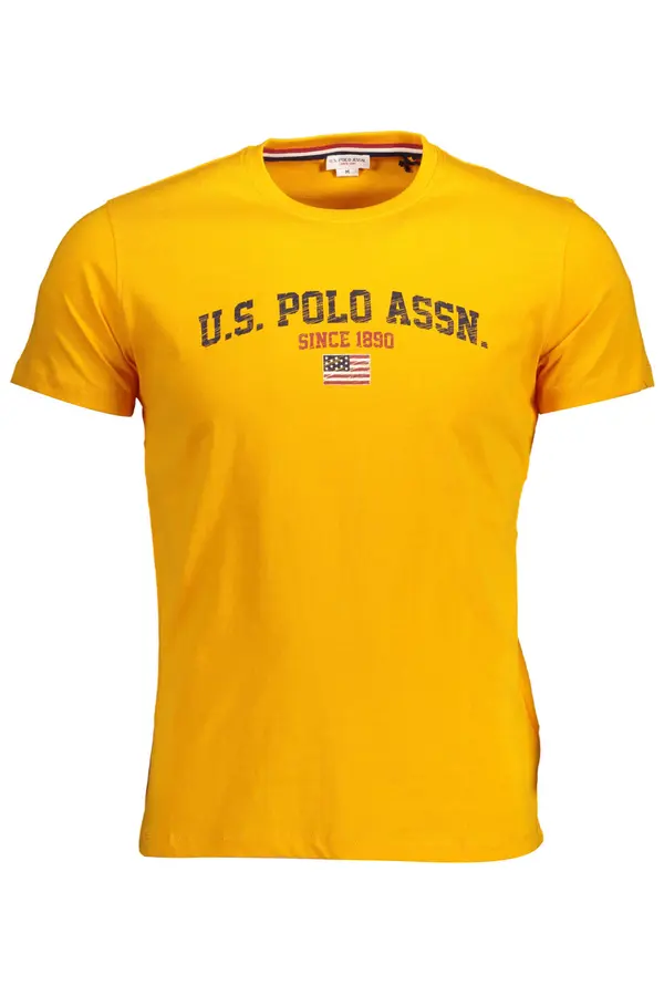 US Polo Assn Moška oranžna ameriška polo majica