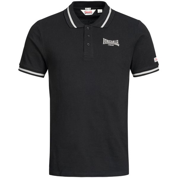 Lonsdale Moška polo majica Lonsdale 113923-Black