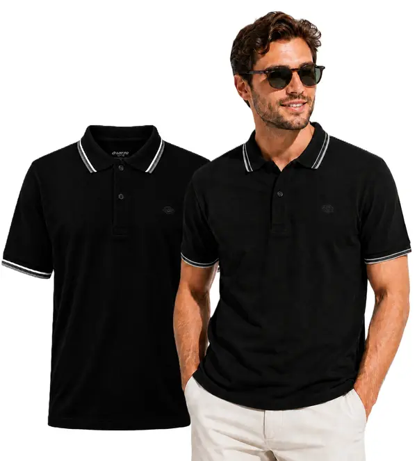 Lotto Moška polo majica Lotto črna