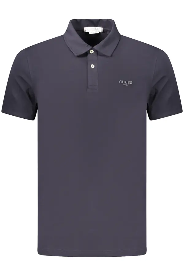 GUESS JEANS Moška polo majica s kratkimi rokavi Guess Jeans, modra