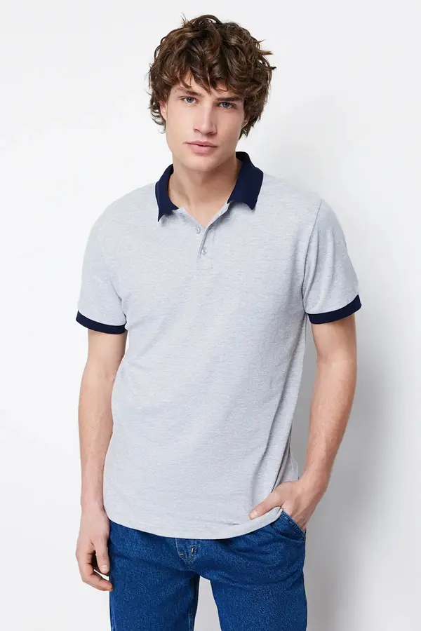 Trendyol Moška polo majica Trendyol Polo Collar