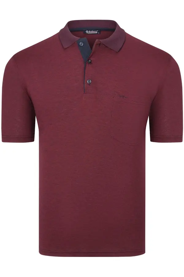 dewberry Moška polo majica v bordo barvi Dewberry