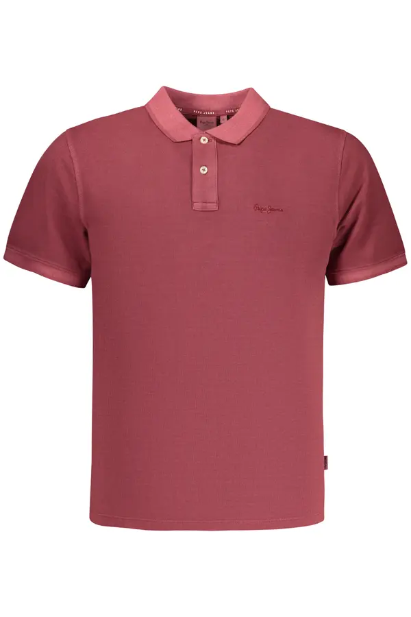 Pepe Jeans Moška polo majica v bordo barvi