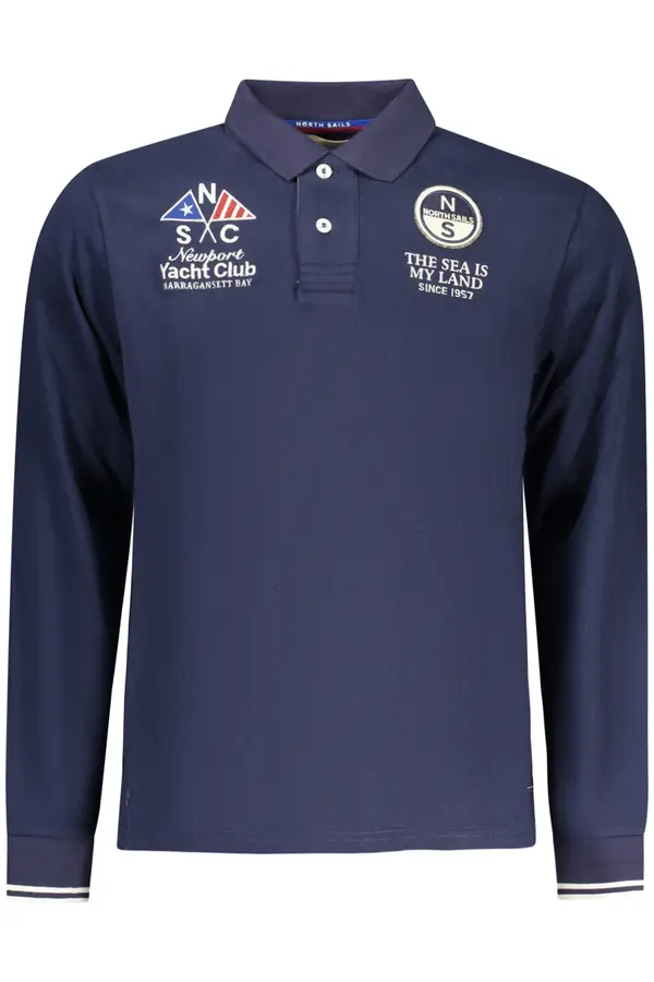 North Sails Moška polo majica z dolgimi rokavi