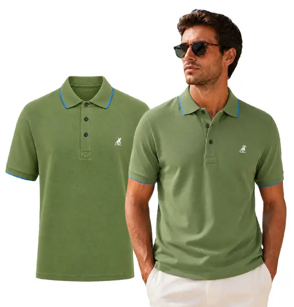 U.S. GRAND POLO EQUIPMENT & APPAREL Moška polo majica z vzorcem ameriškega Grand Polo