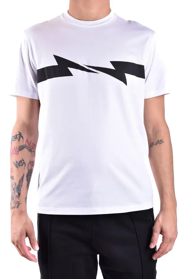 Neil Barrett Moška potiskana majica Neil Barrett