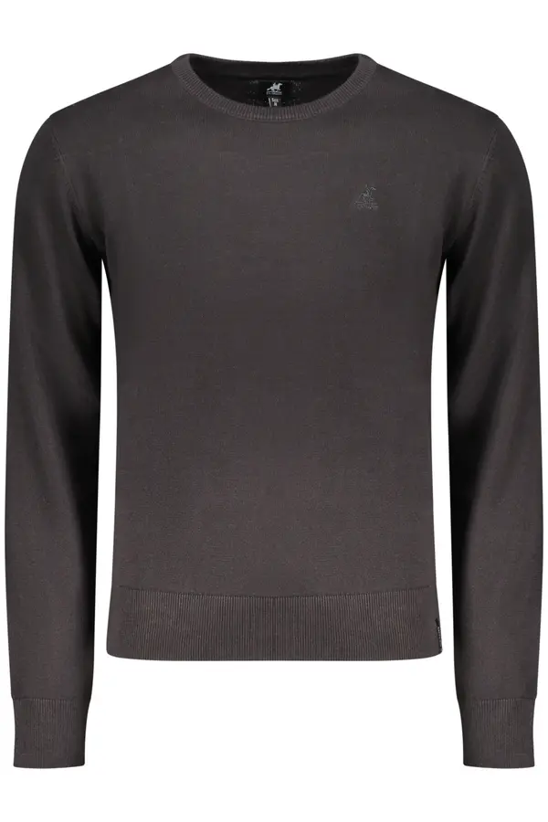 U.S. GRAND Moška pulover s kapuco črne barve